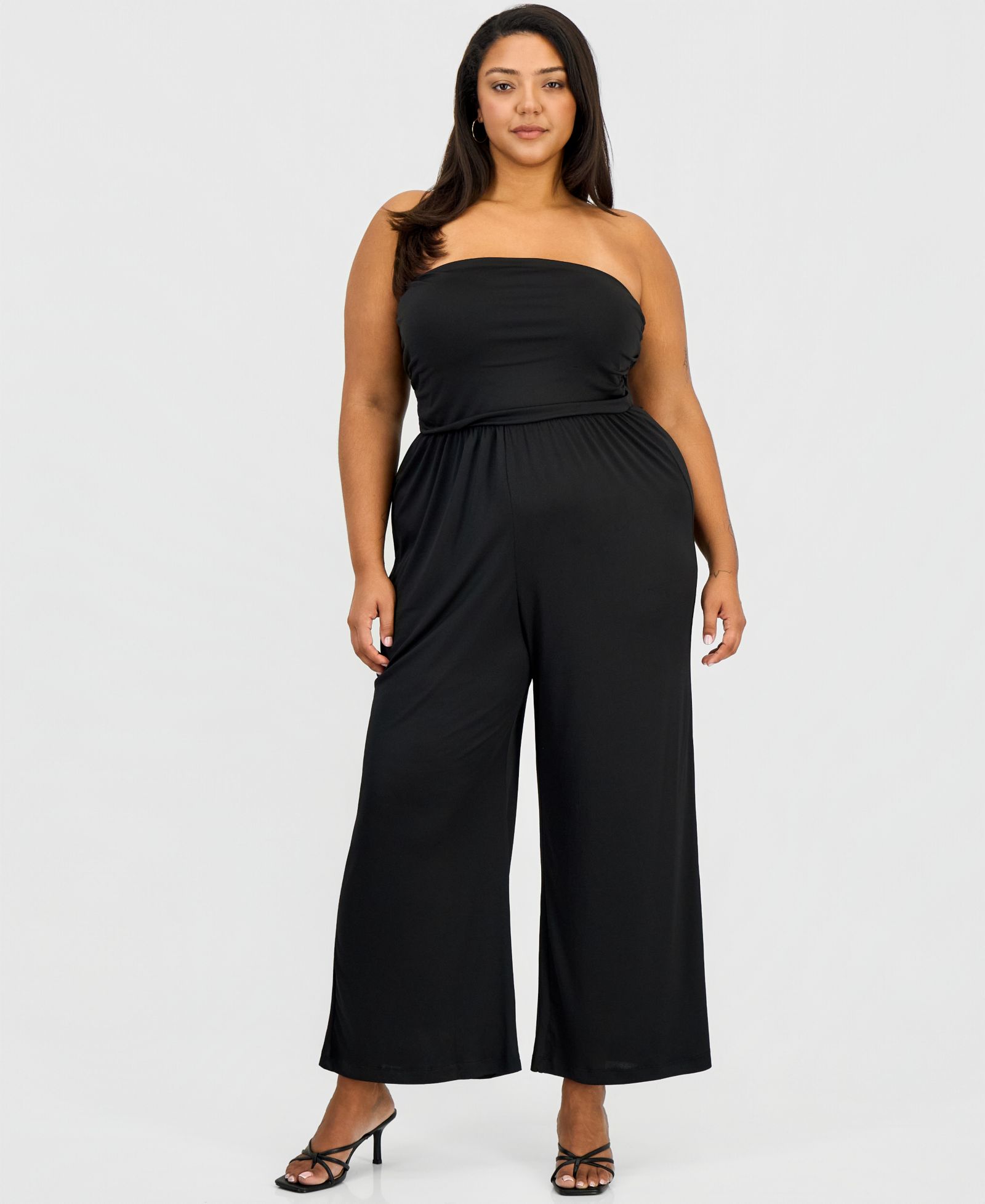 Женский комбинезон Derek Heart Plus Size Strapless Ruched