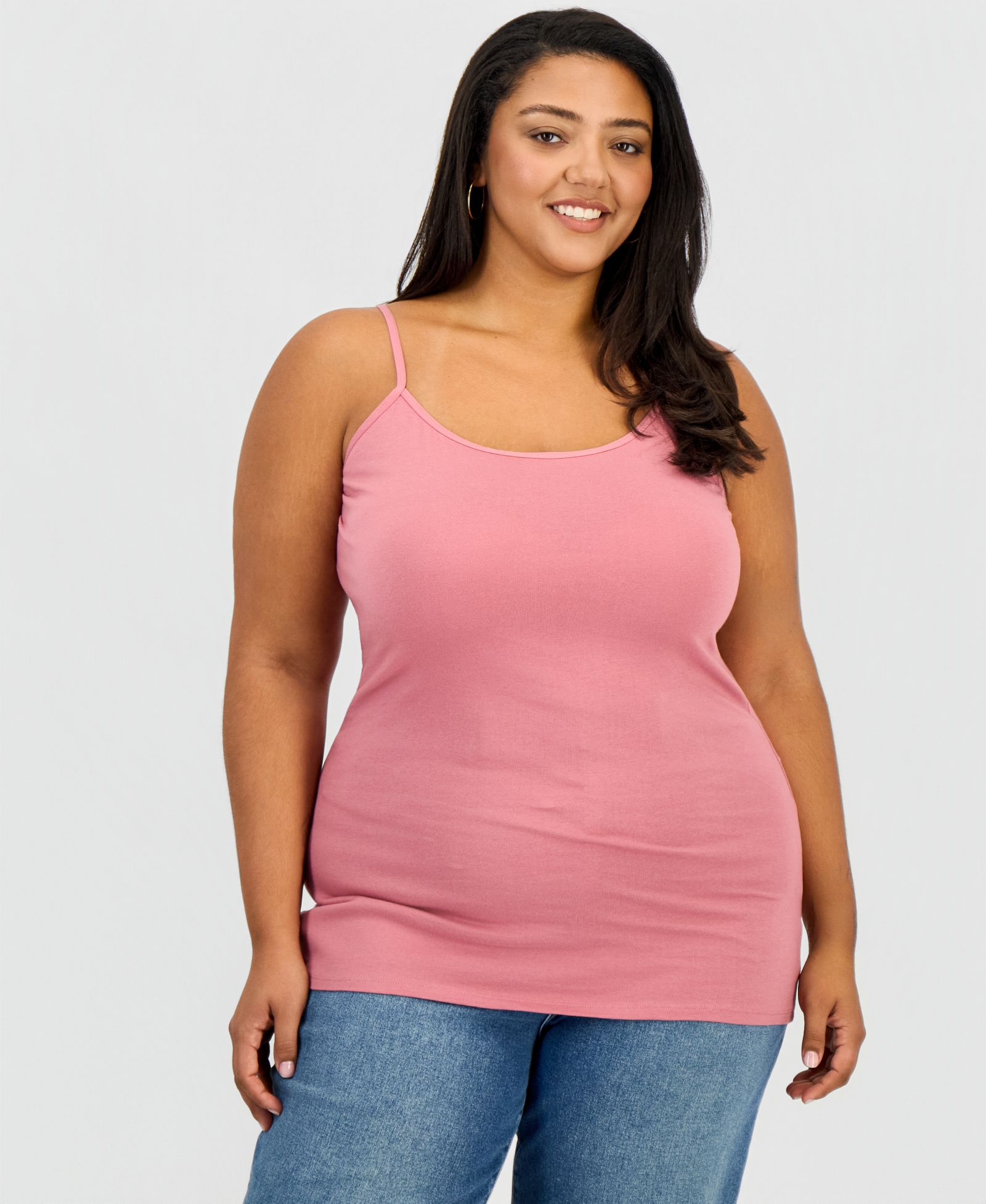 Aveto Trendy Plus Size Scoop-Neck Sleeveless Top