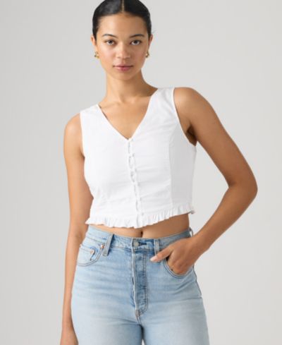 Женские джинсы Levi's Teagan Mini Eyelet Blouse