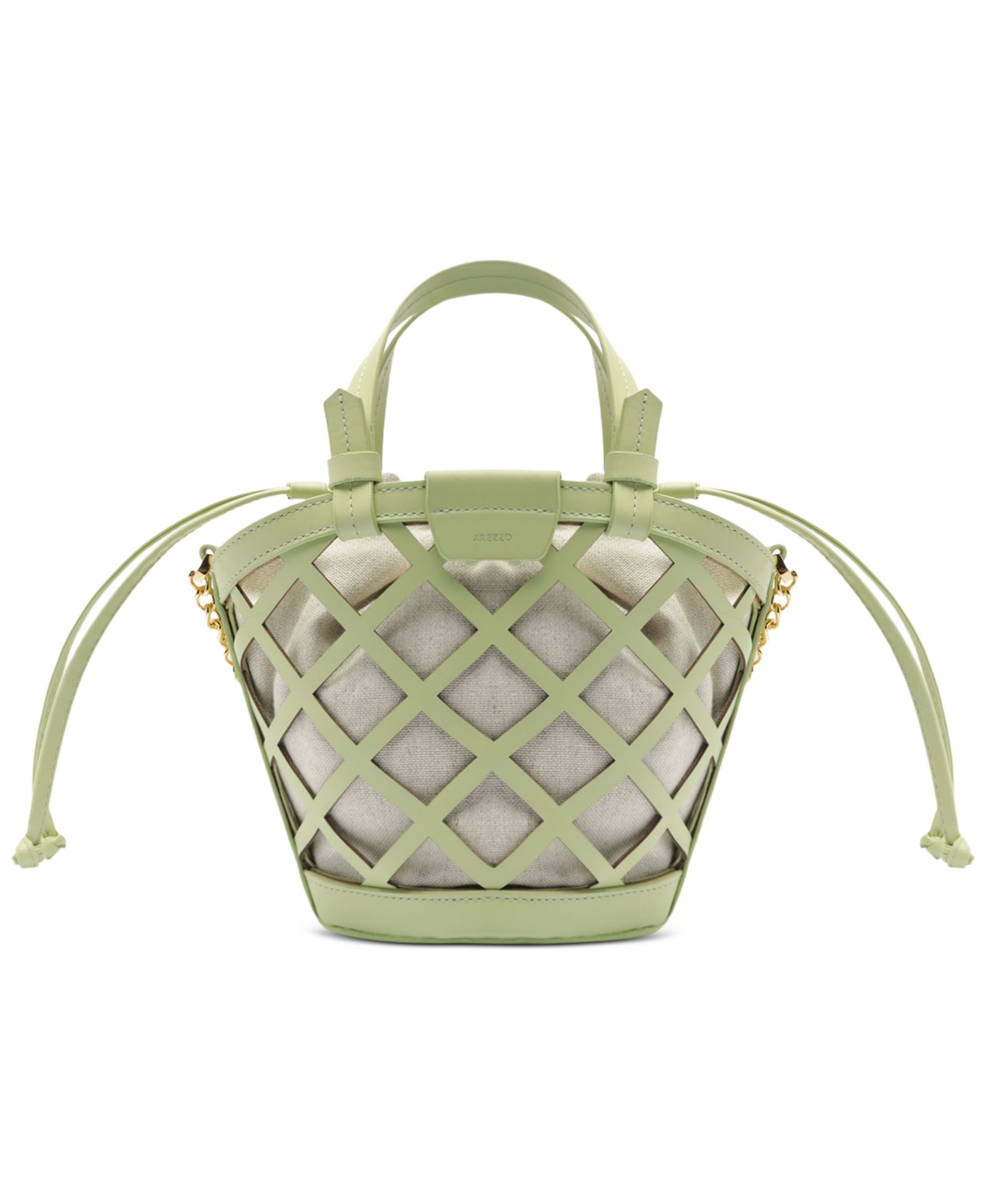 Сумка Arezzo Petra Small Leather Bucket Bag