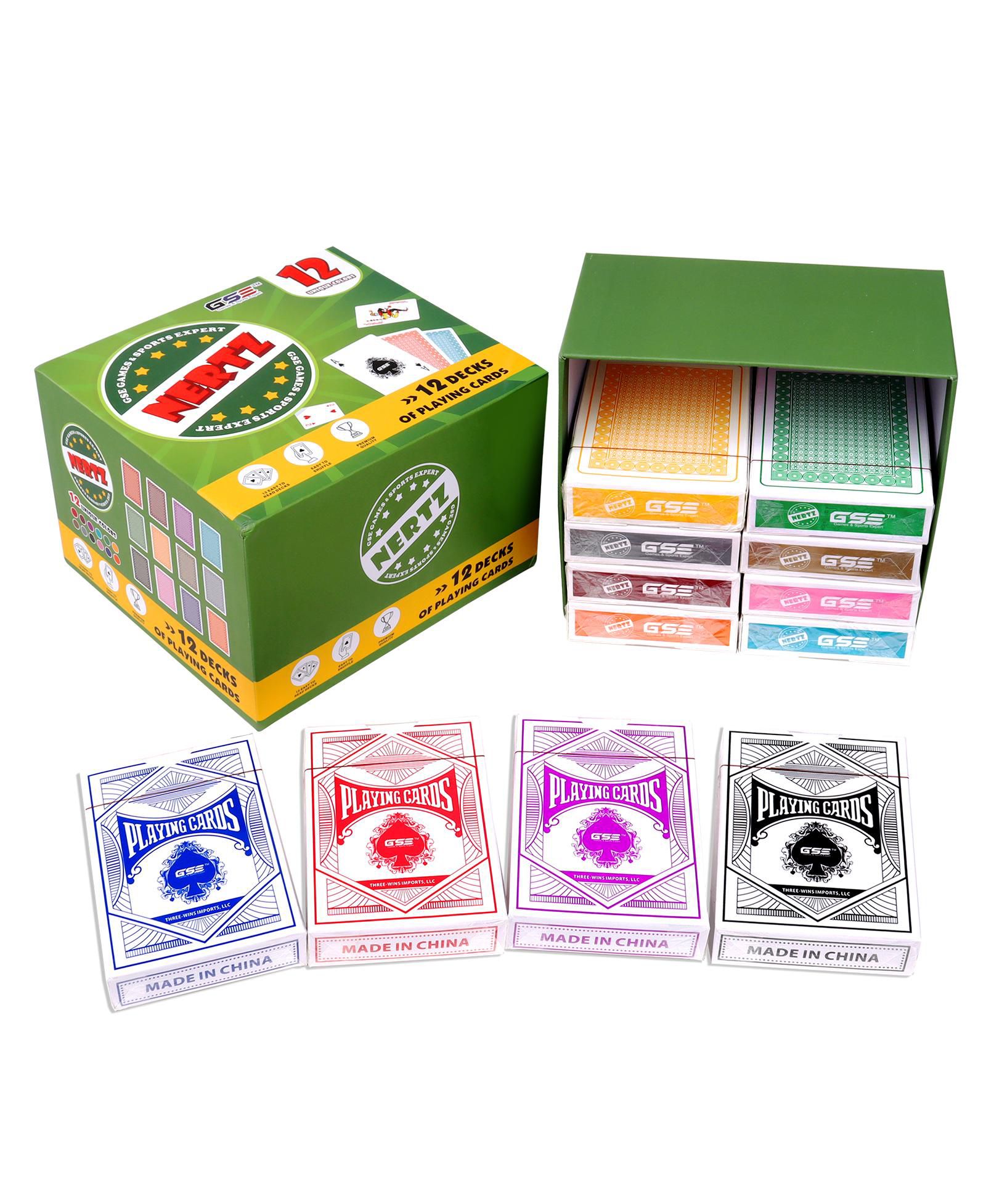 Набор карточных игр GSE Games & Sports Expert 12-Deck Nertz
