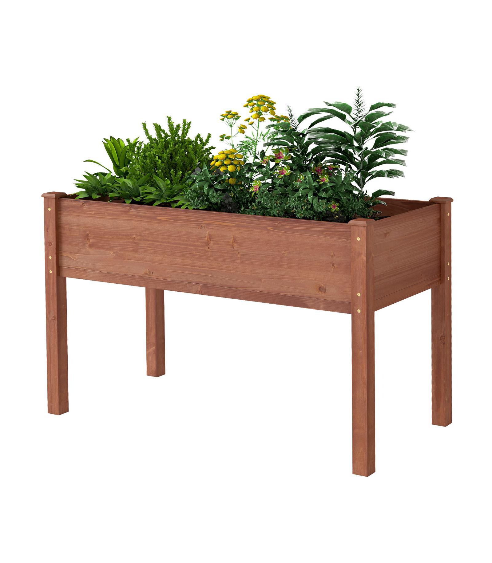 Streamdale Furniture Raised Garden Bed with Legs - 48x24x30''