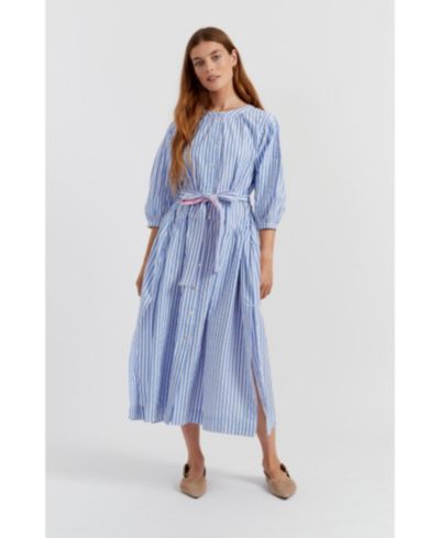 Chinti & Parker Women's Chinti and Parker Oxford Stripe Cotton Shirt Dress