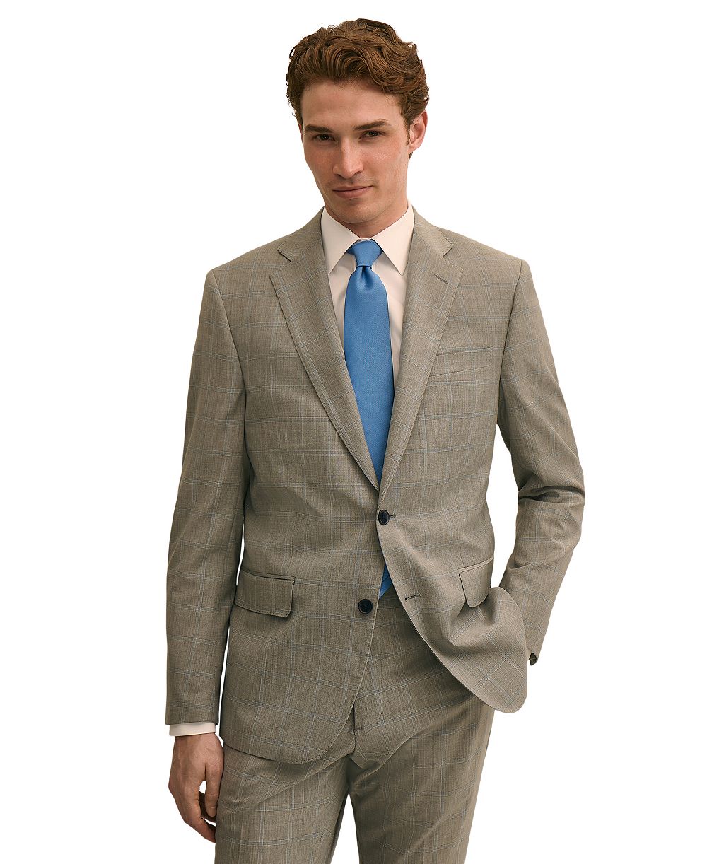 Мужской пиджак Brooks Brothers Wool-Blend Stretch Classic-Fit Suit