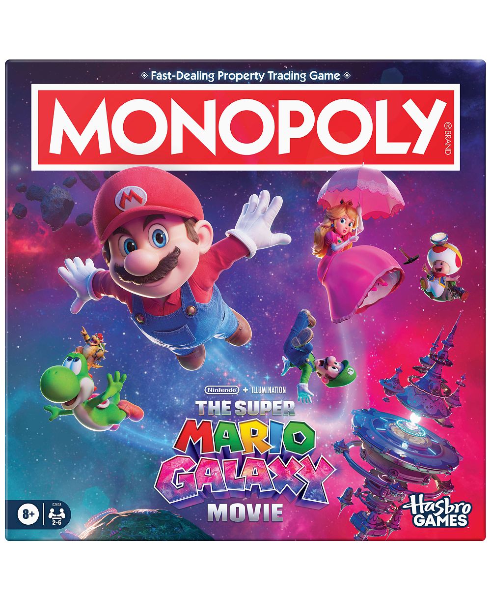 MONOPOLY The Super Mario Galaxy Movie Edition Board Game