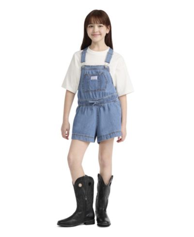 Levi's Детский 7-16 Apron Neck Shortalls