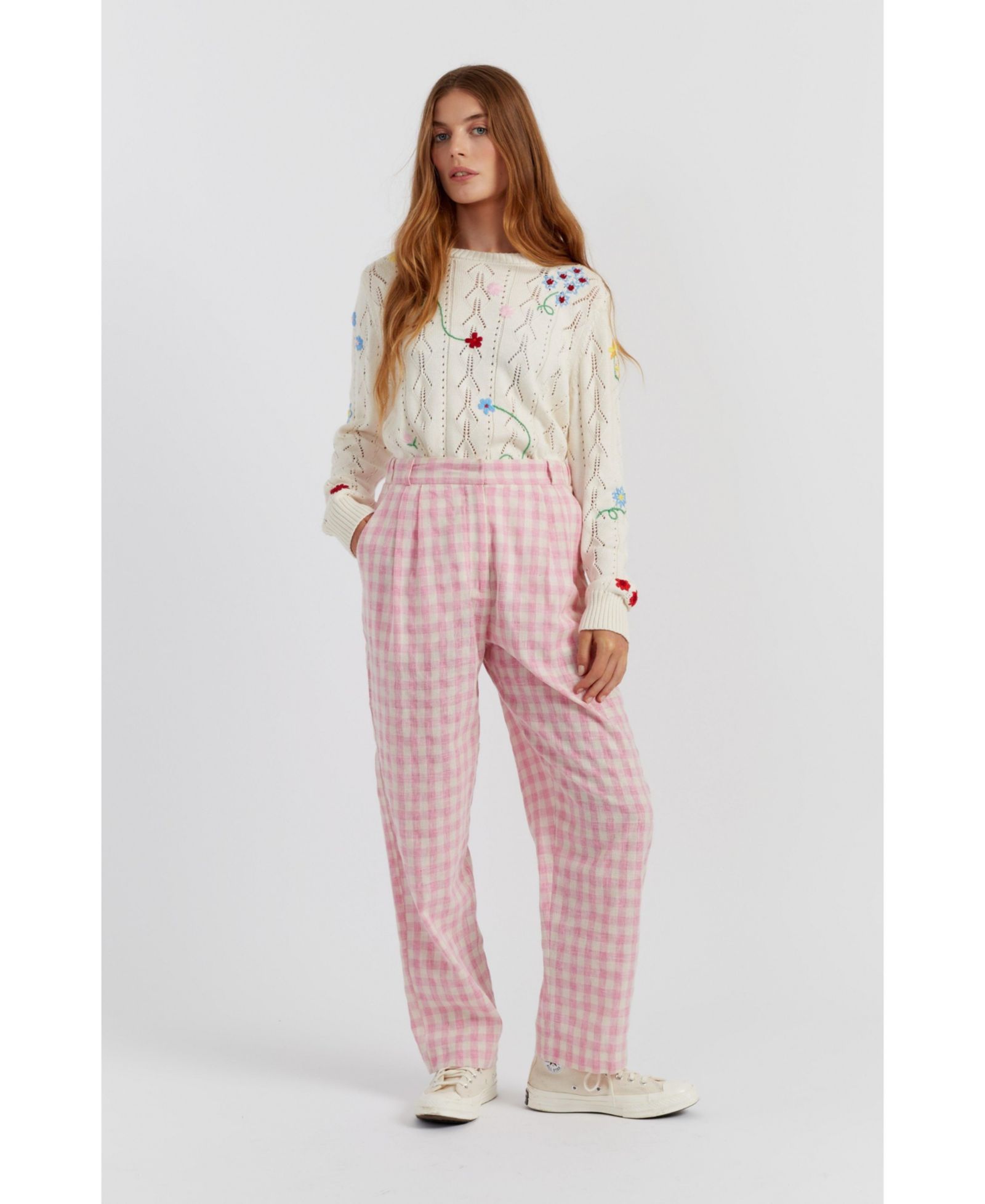 Chinti & Parker Women's Chinti and Parker Gingham Pants