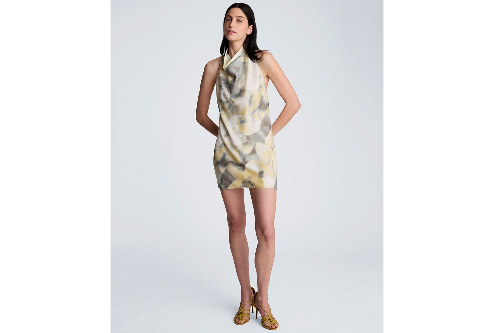 Kenneth Cole Women's Mock Neck Mini Dress