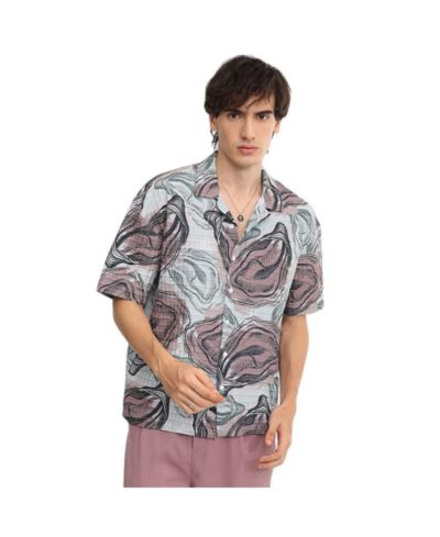 Мужская рубашка Campus Sutra Oceanic Oversized