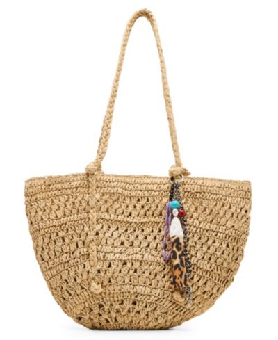 Большая сумка тоут Steve Madden Tydes Raffia