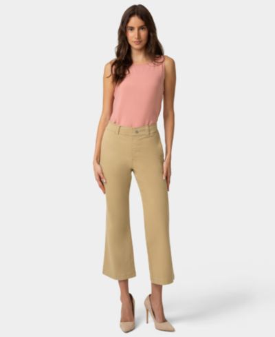 HUE Women's Ultra Stretch Chino Kick Flare Pant