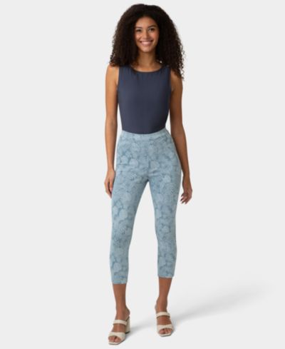 HUE Women's Ultra Soft Denim High-Waist Capri Pant