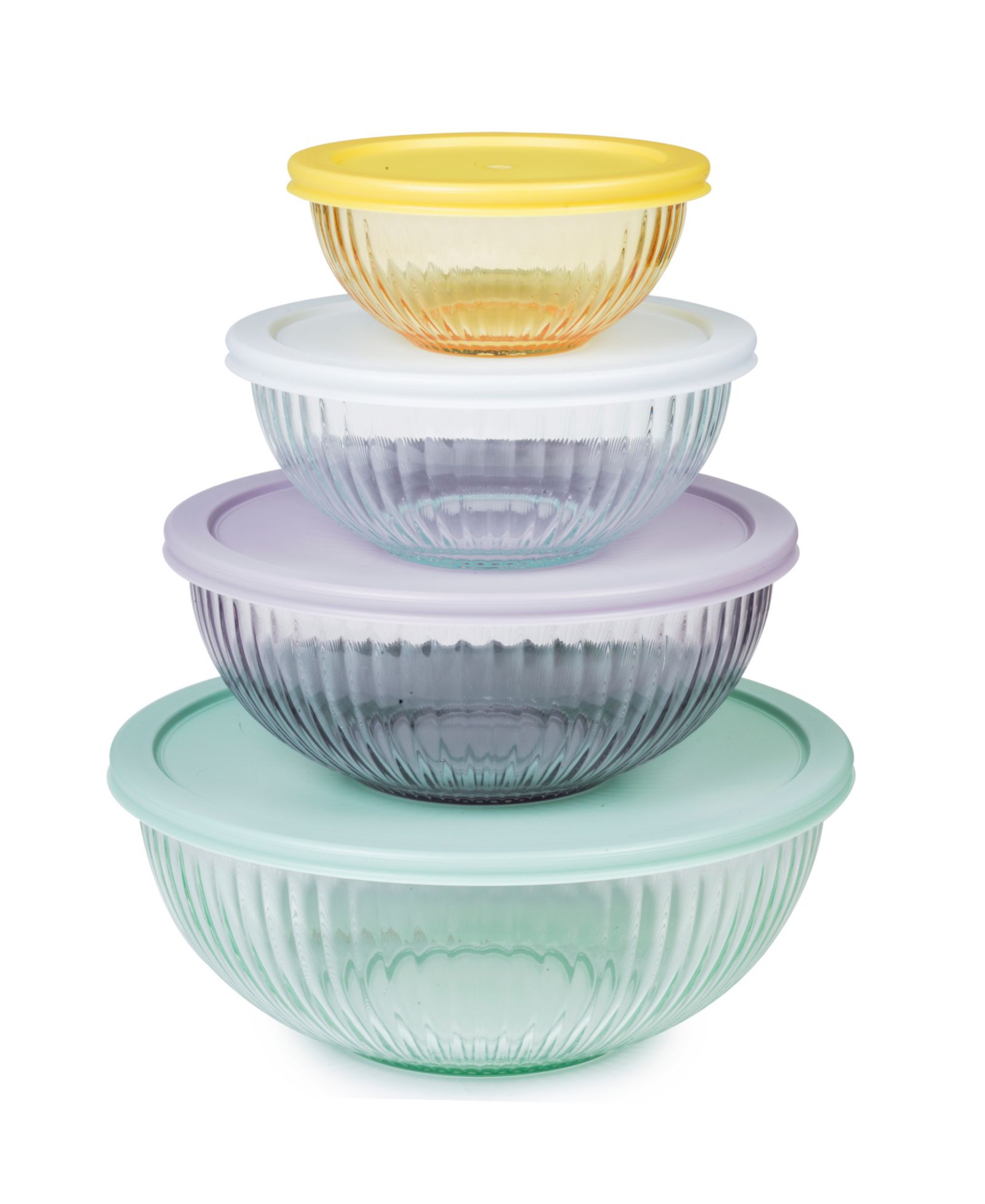 Набор стеклянных мисок для смешивания Sedona Kitchen 8-Pc.