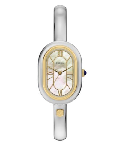 Fossil Women's Sloan Three-Hand Stainless Steel Watch, 24mm
