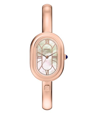 Женские часы Fossil Sloan Three-Hand из розового золота и нержавеющей стали, 24mm