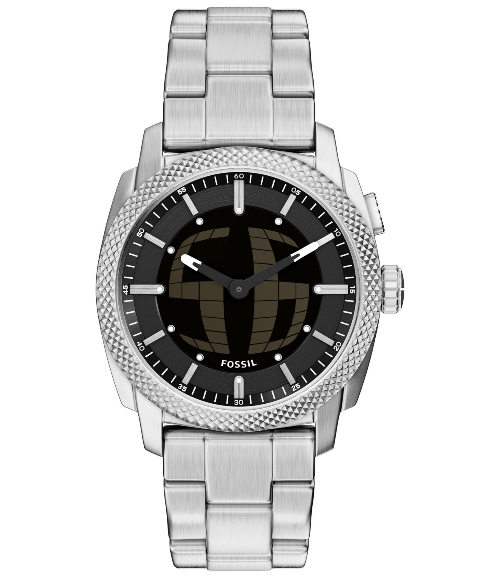 Fossil Мужские часы Machine Big Tic из нержавеющей стали 41mm