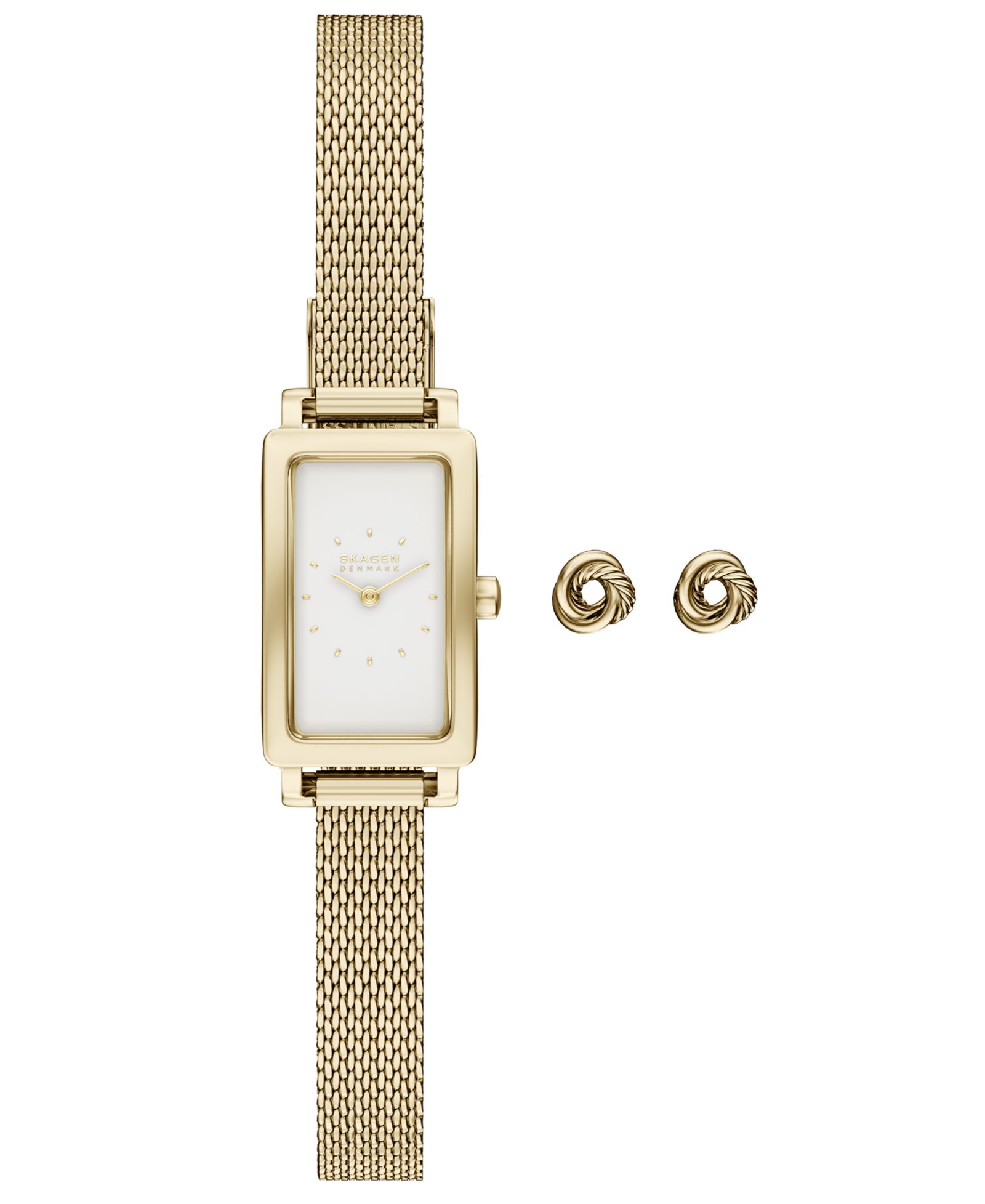 Skagen Женские часы Hagen Micro Quartz Gold Stainless Steel, 30mm