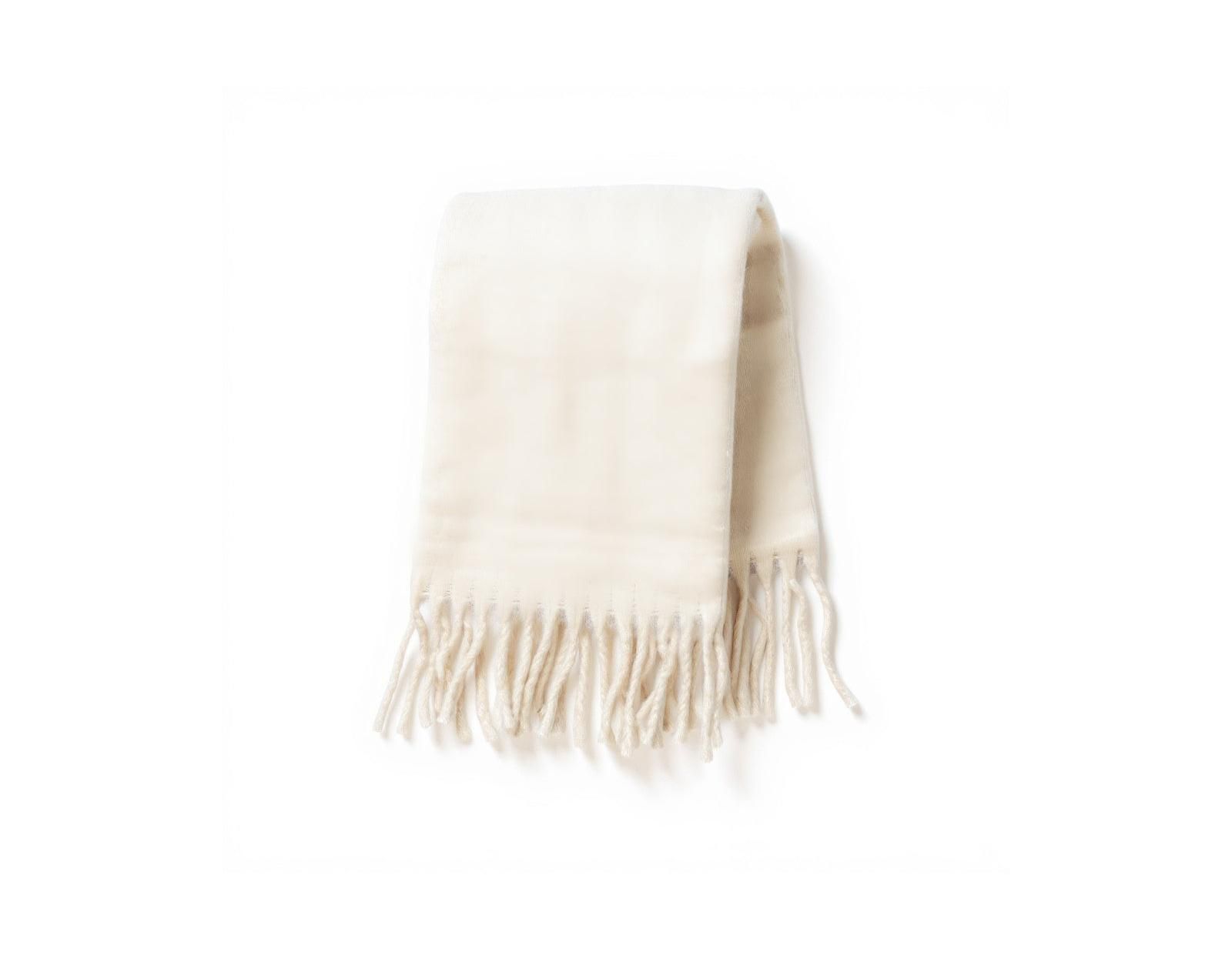 Women's Oversized Fringe Scarf - Ivory
