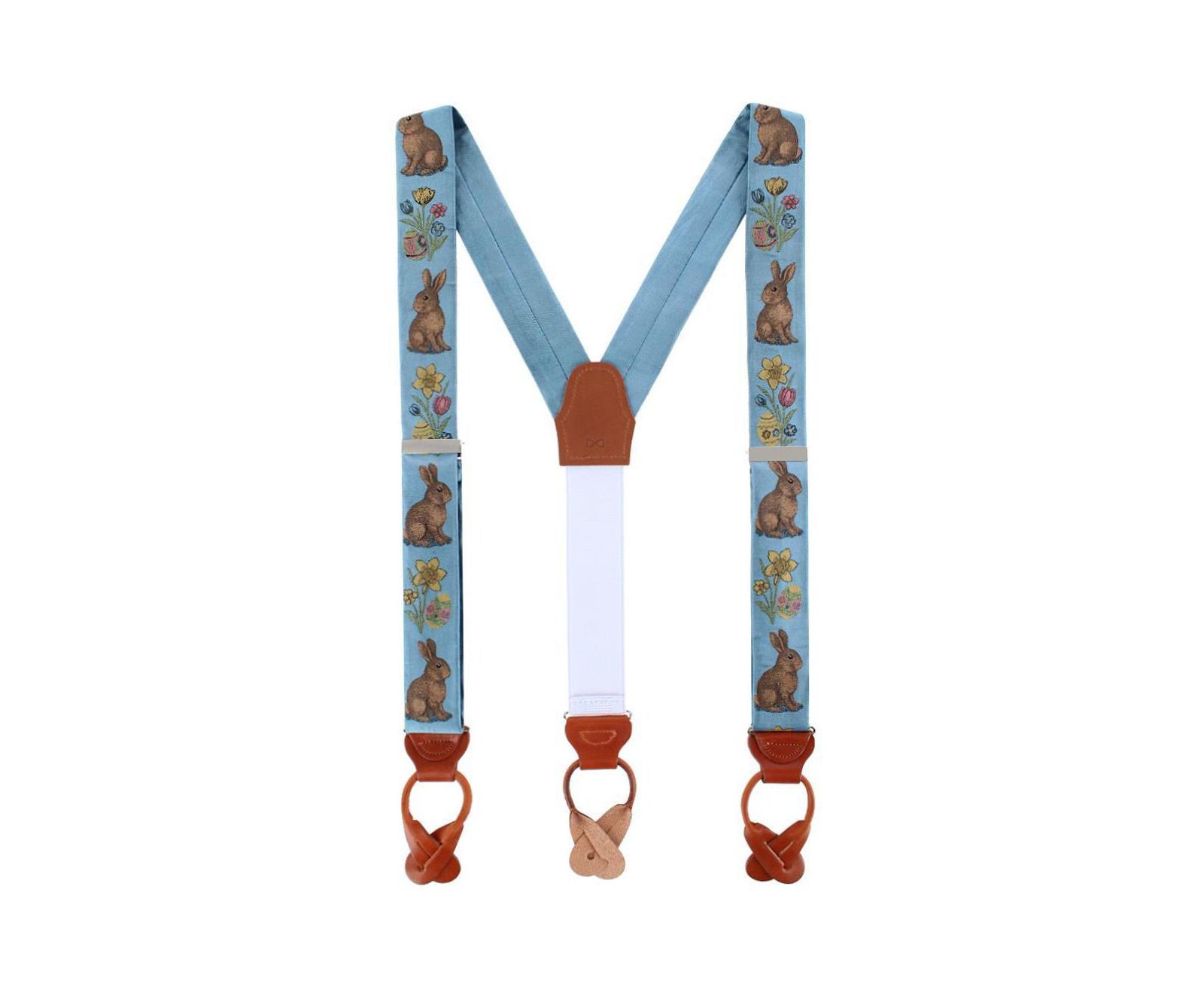 TRAFALGAR Men's Harvey's Easter Sunday Silk Button End Suspenders