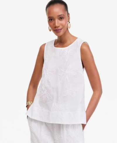 Женский вышитый топ I.N.C. International Concepts Sleeveless