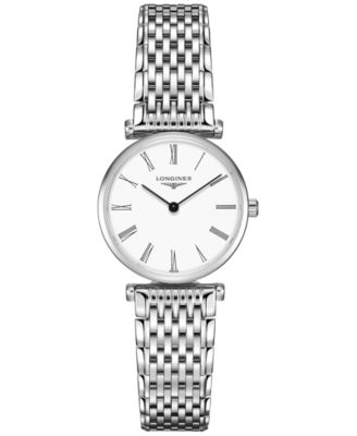 Longines Women's Swiss La Grande Classique de Longines Stainless Steel Bracelet Watch 24mm