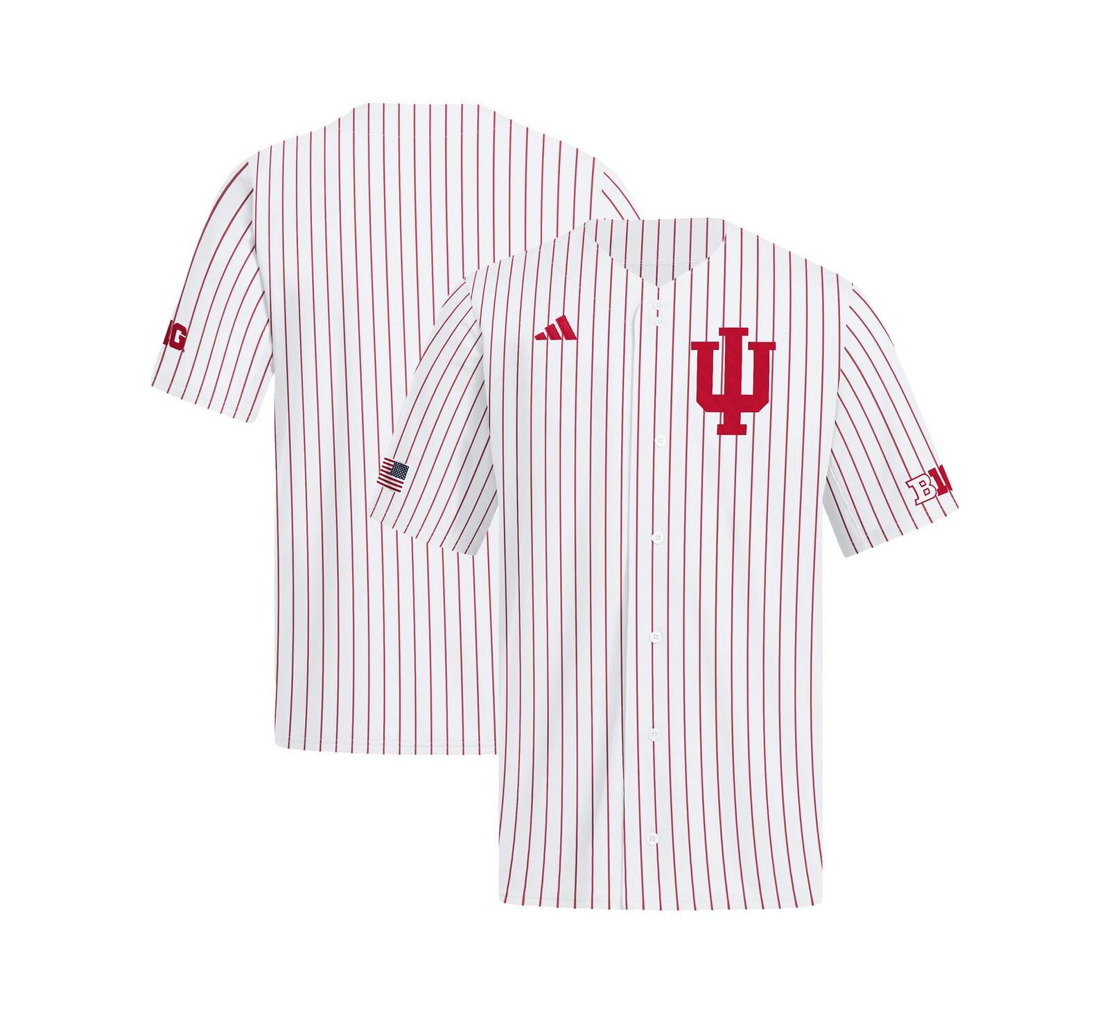 Мужская джерси Adidas White Indiana Hoosiers Home Replica Baseball