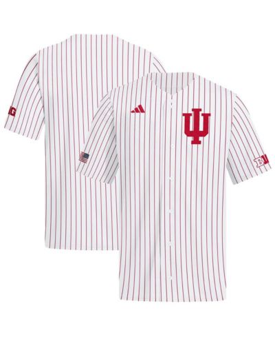 Мужская джерси Adidas White Indiana Hoosiers Home Replica Baseball