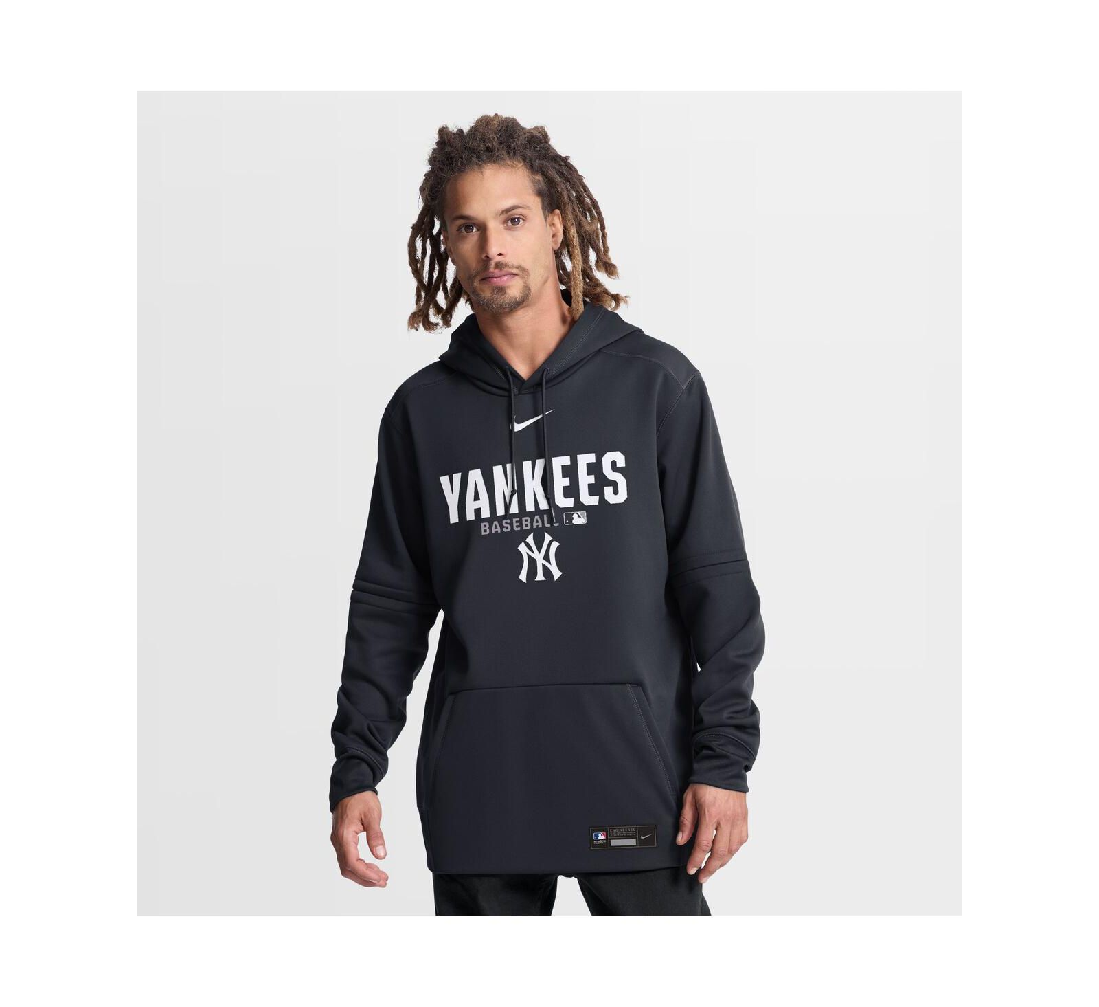 Nike Men's Navy New York Yankees Authentic Collection Therma-FIT Hoodie