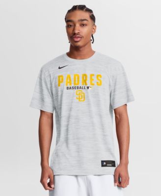 Nike Men's White San Diego Padres Authentic Collection Velocity Dri-FIT T-Shirt