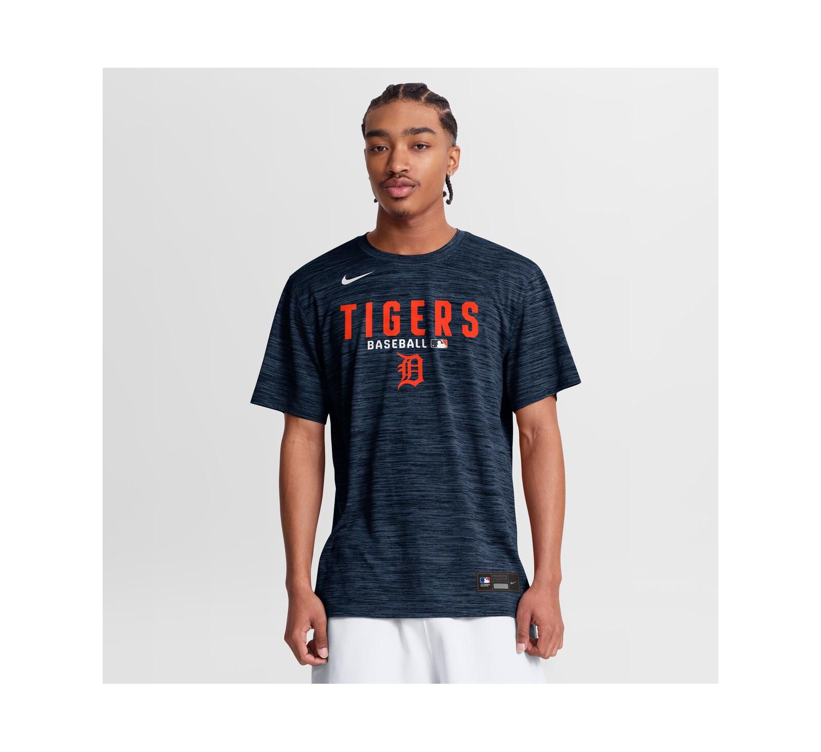 Футболка Nike Men's Navy Detroit Tigers Authentic Collection Velocity Dri-FIT