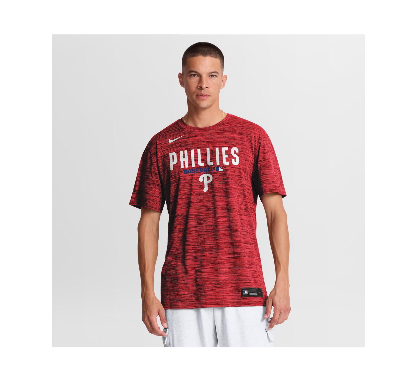 Мужская футболка Nike Red Philadelphia Phillies Authentic Collection Velocity Dri-FIT