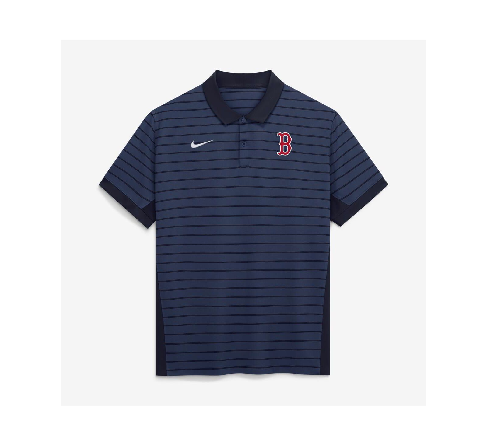 Мужская рубашка-поло Nike Boston Red Sox Authentic Collection, темно-синяя