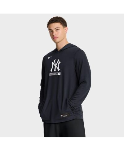 Худи Nike Men's Navy New York Yankees Authentic Collection Dri-FIT Long Sleeve