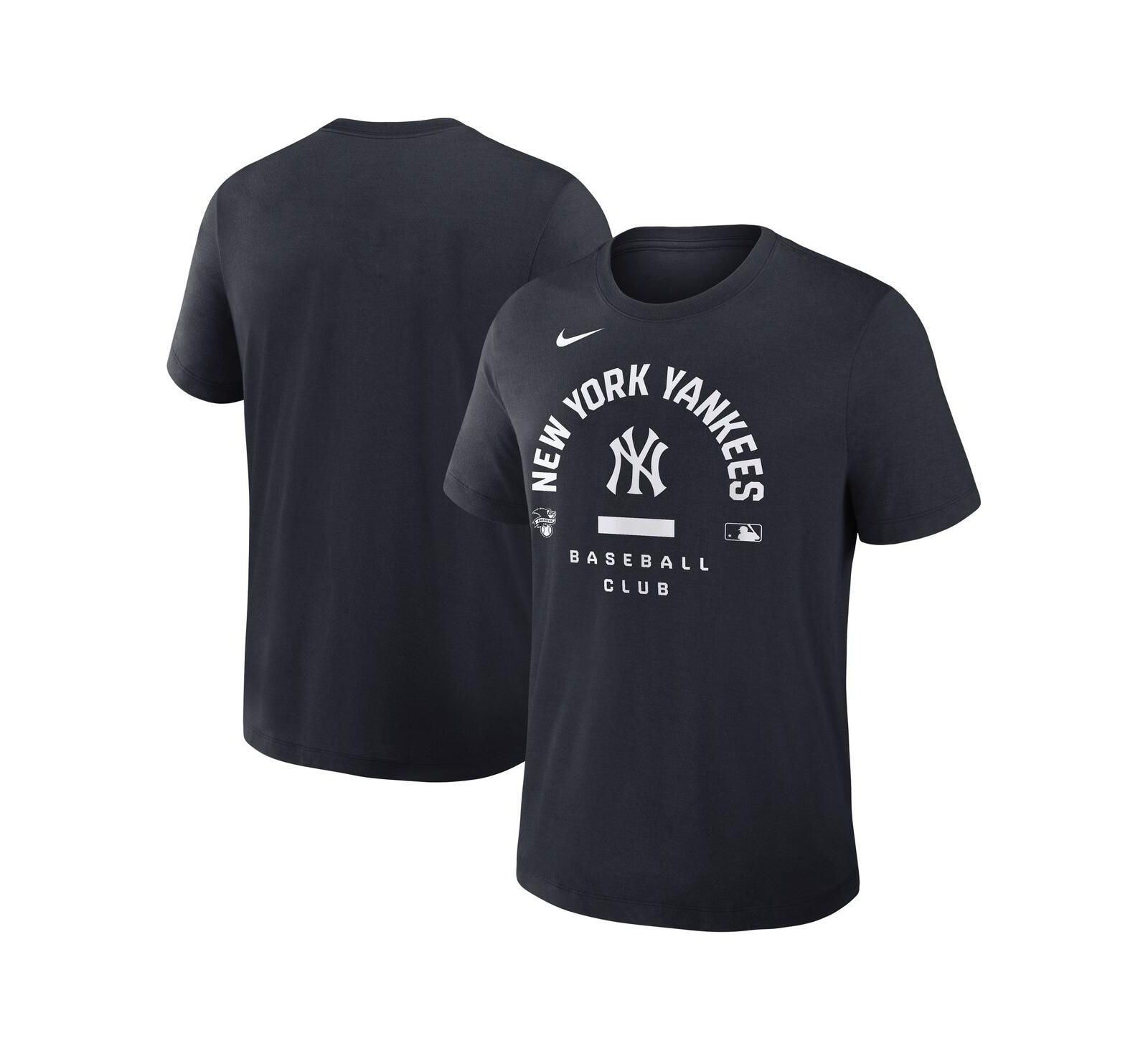 Nike Men's Navy New York Yankees Authentic Collection Early Work Tri-Blend Dri-FIT T-Shirt