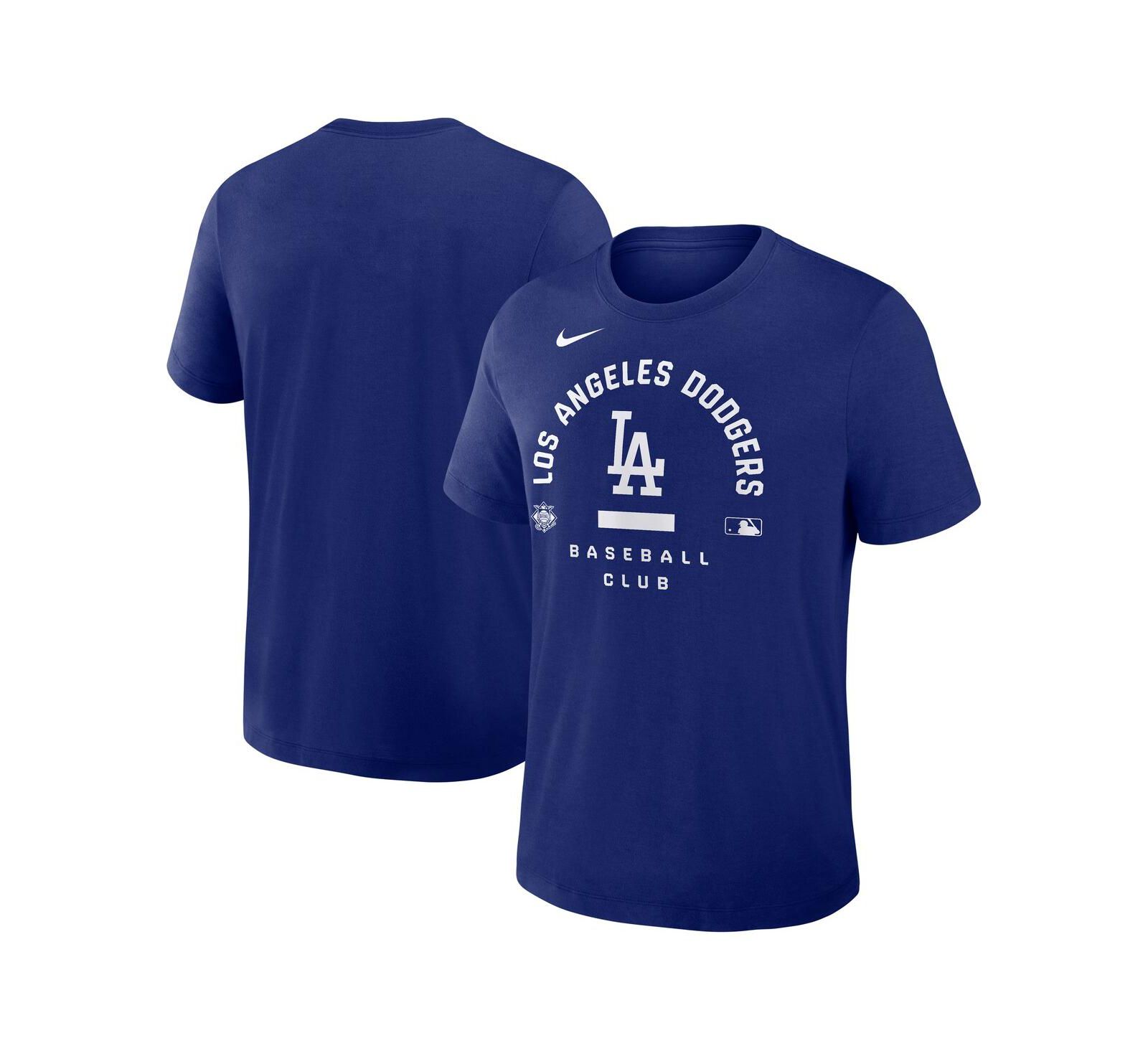 Nike Men's Royal Los Angeles Dodgers Authentic Collection Early Work Tri-Blend Dri-FIT T-Shirt