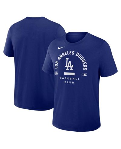 Футболка Nike Men's Royal Los Angeles Dodgers Authentic Collection Early Work Tri-Blend Dri-FIT