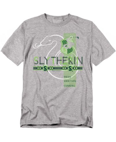 Harry Potter Men's Slytherin Pattern Crest T Shirt