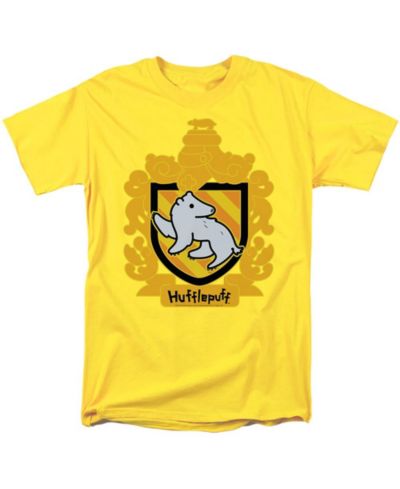 Harry Potter Men's Chibi Hufflepuff Crest T Shirt