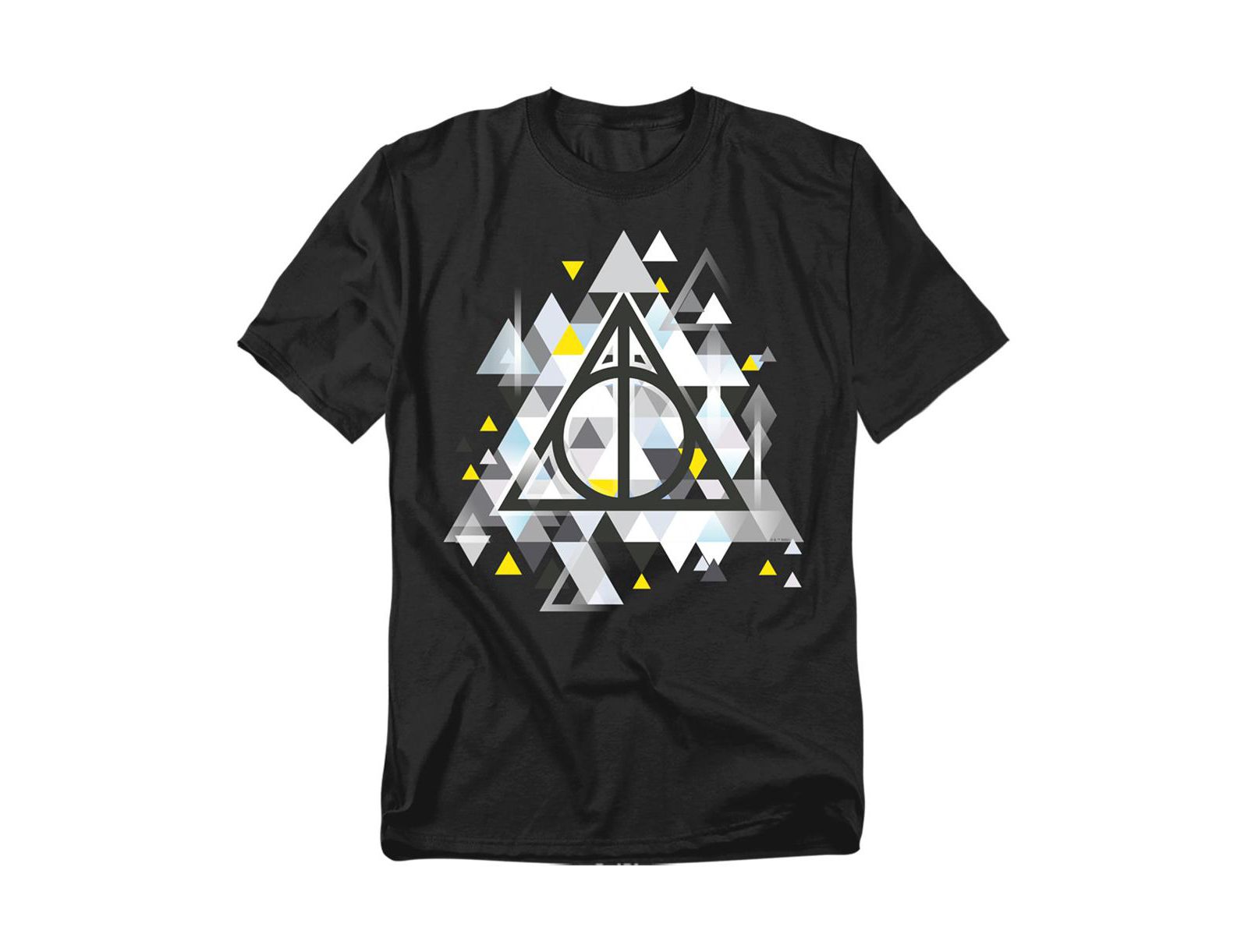 Harry Potter Men's Geometrical Deathly Hallows T Shirt