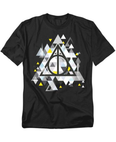 Harry Potter Men's Geometrical Deathly Hallows T Shirt