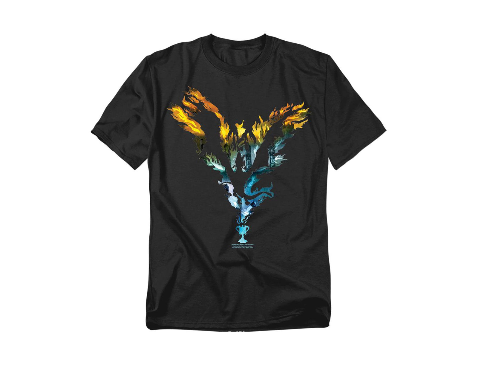 Футболка Harry Potter Big & Tall Goblet of Fire Dragon Flames Graphic