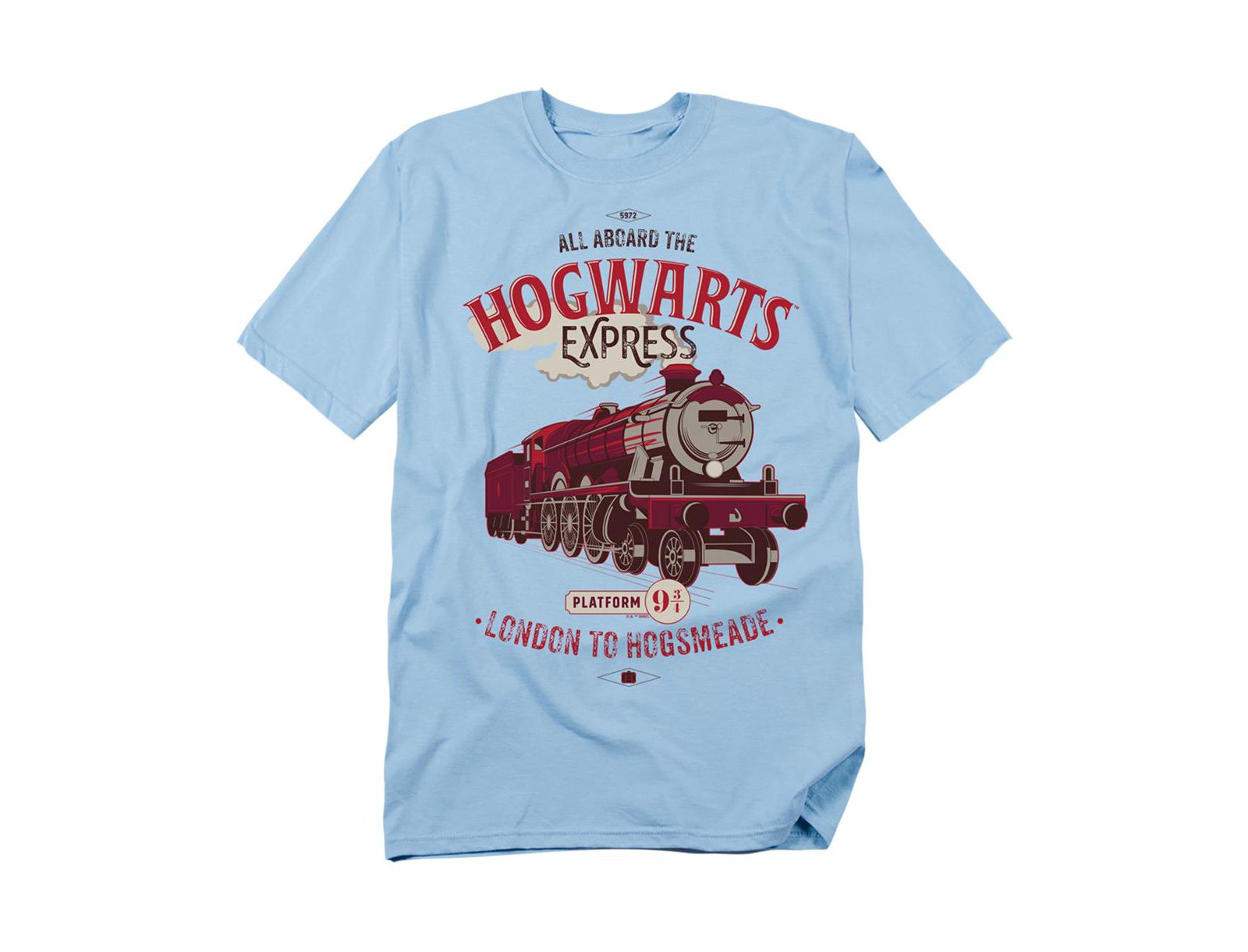 Harry Potter Men's Hogwarts Express Wred Letters T Shirt