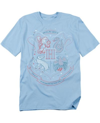 Harry Potter Men's Hand Drawn Hogwarts Shield T Shirt