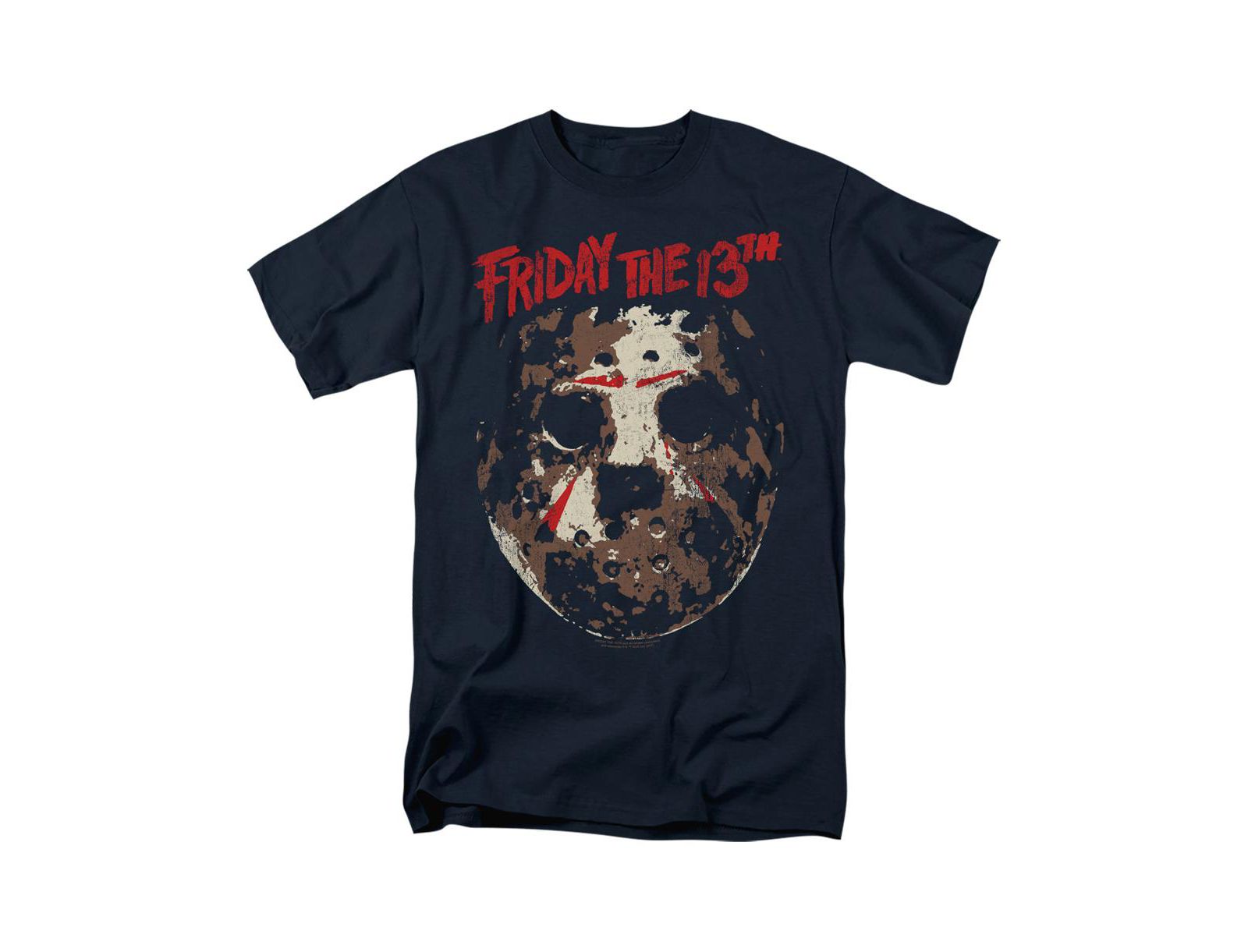 Friday The 13th Men's Rough Mask T Shirt