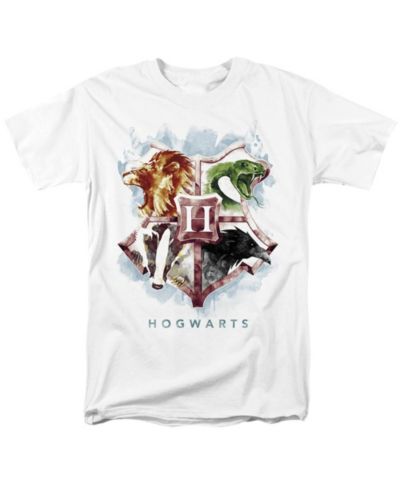 Мужская футболка Harry Potter с гербом Хогвартса
