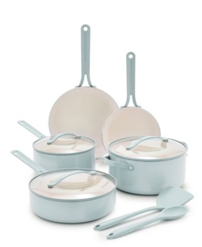 GreenPan Nova Gallery Ceramic Nonstick 10-Piece Cookware Set, Macy's Exclusive