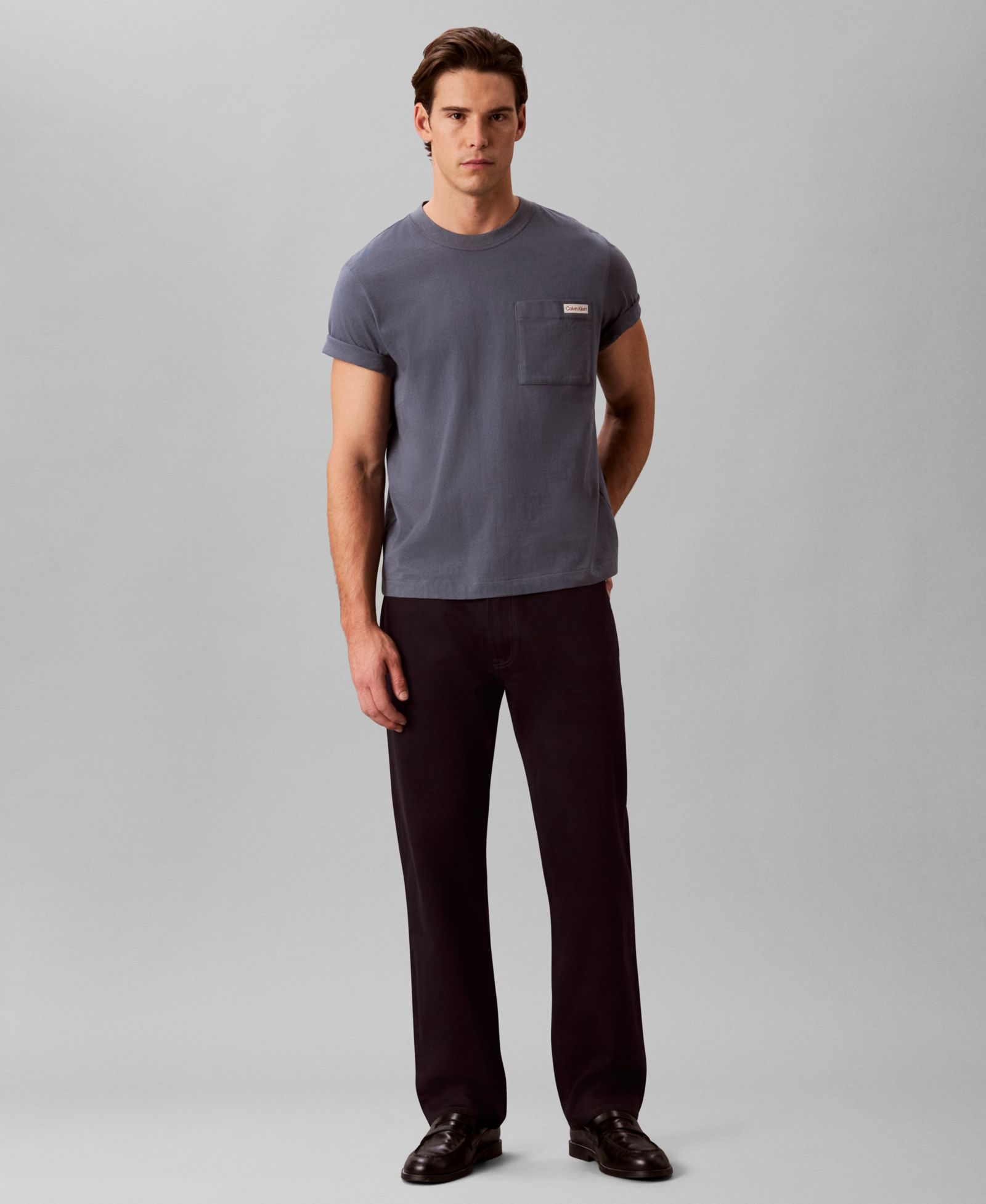 Calvin Klein Men's Straight-Fit Stretch Denim Jeans