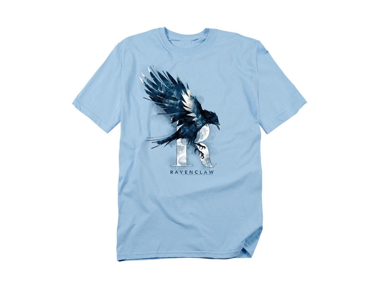Harry Potter Men's Ravenclaw Watercolor Crest T Shirt