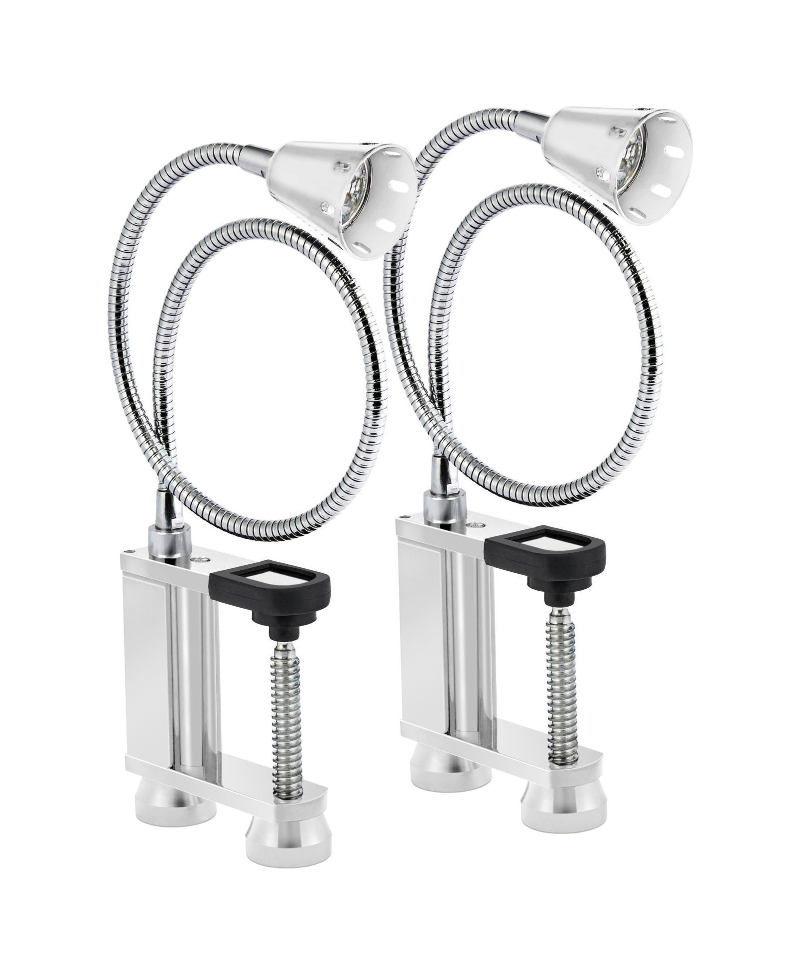 Sorbus 2 Pack 22 Inch BBQ Grill 360 Degree Flexible Gooseneck LED Lights - Weather Resistant