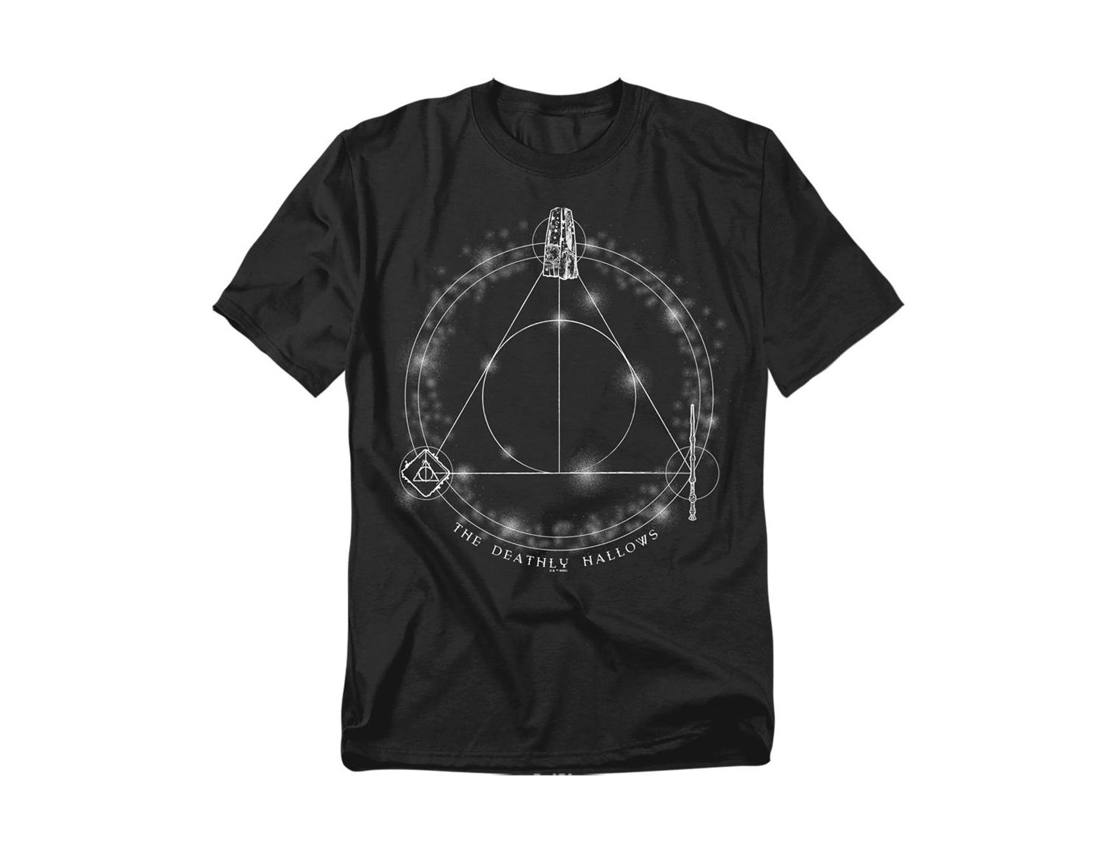 Harry Potter Big & Tall Deathly Hallows Glow T Shirt
